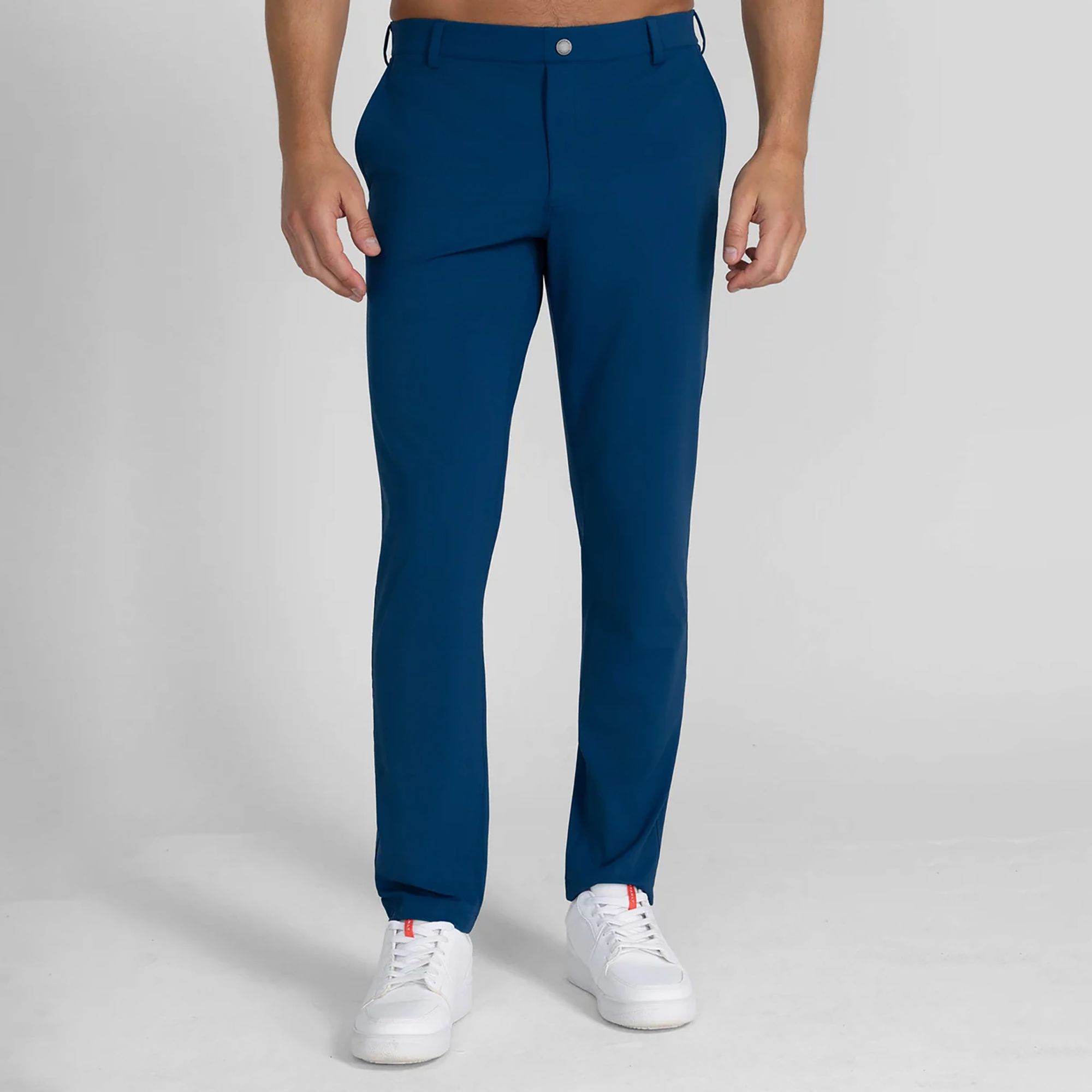REDVANLY Men's Bradley Pull-On Golf Pant, Large, Atlantic Blue