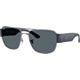 Gunmetal/Blue