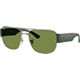 Gunmetal/Green