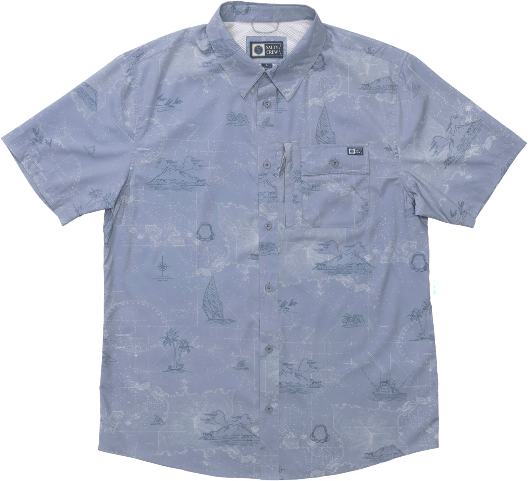 Salty Crew Men's Flagship UV Button Up