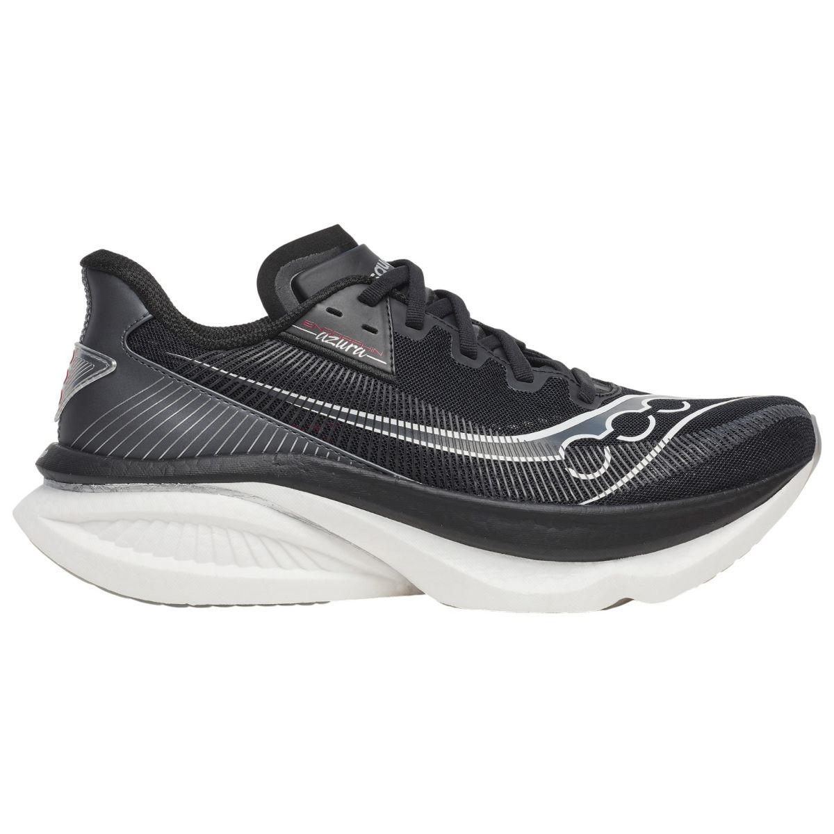 NEW SAUCONY men\'s ride 18 shoe in black/white  noir/blanc Saucony | Ride 18 | Men main image 4