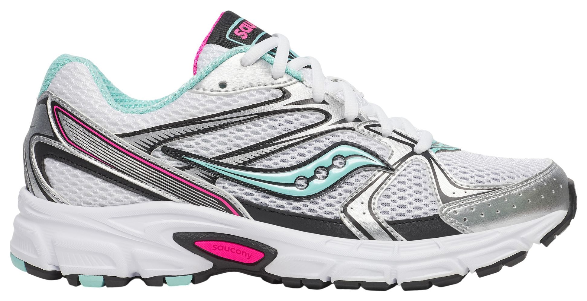 Silver/Aqua