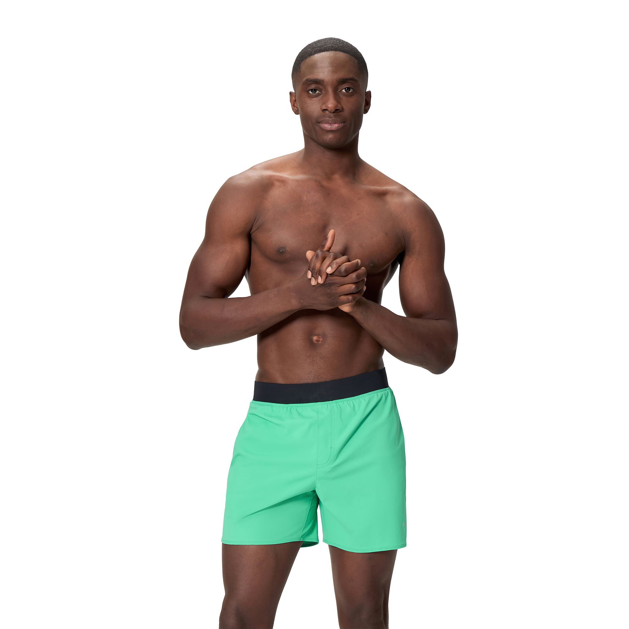 Speedo Men's The Lookout Solid 16" Swim Trunks