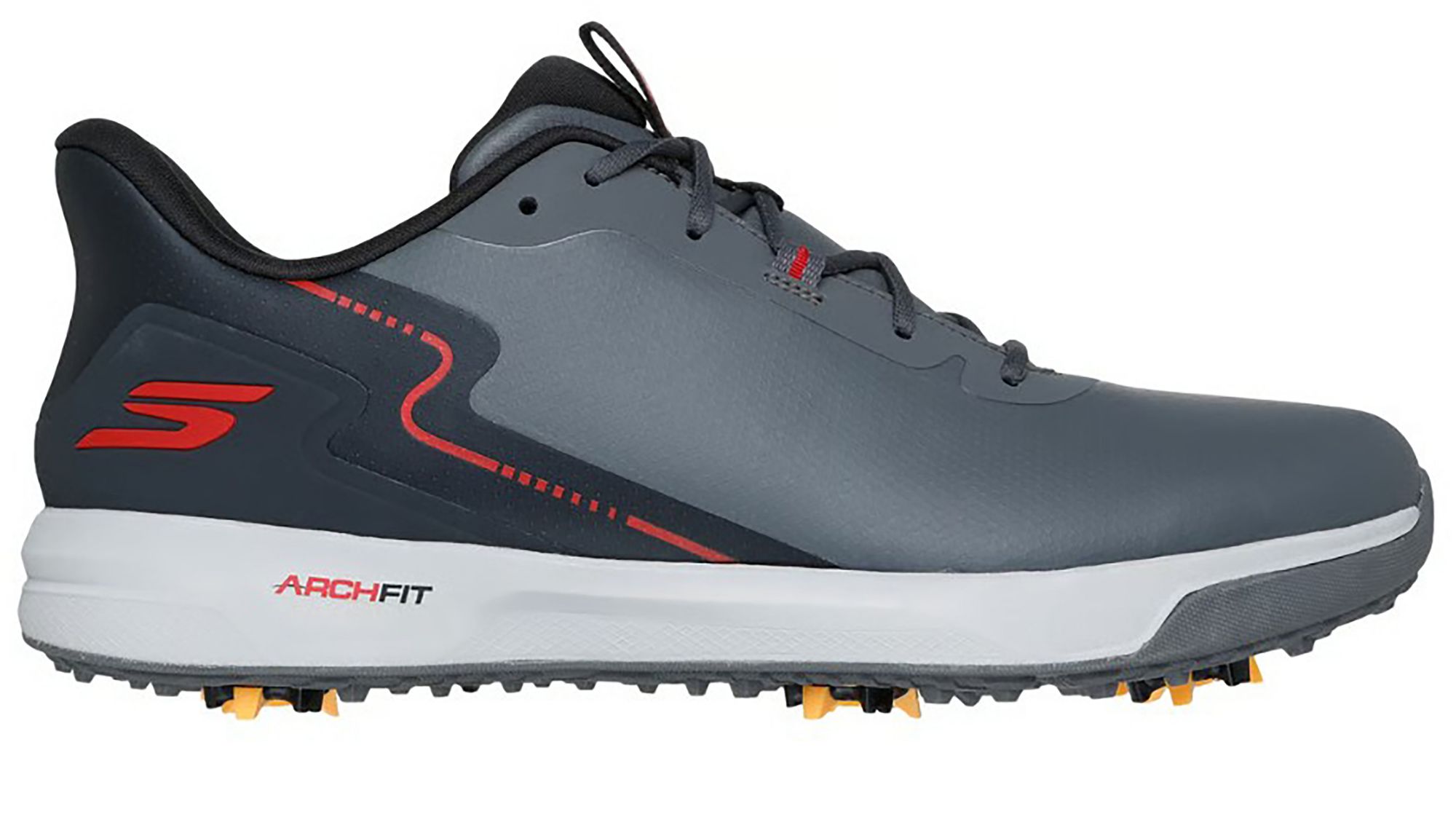 Charcoal/Red