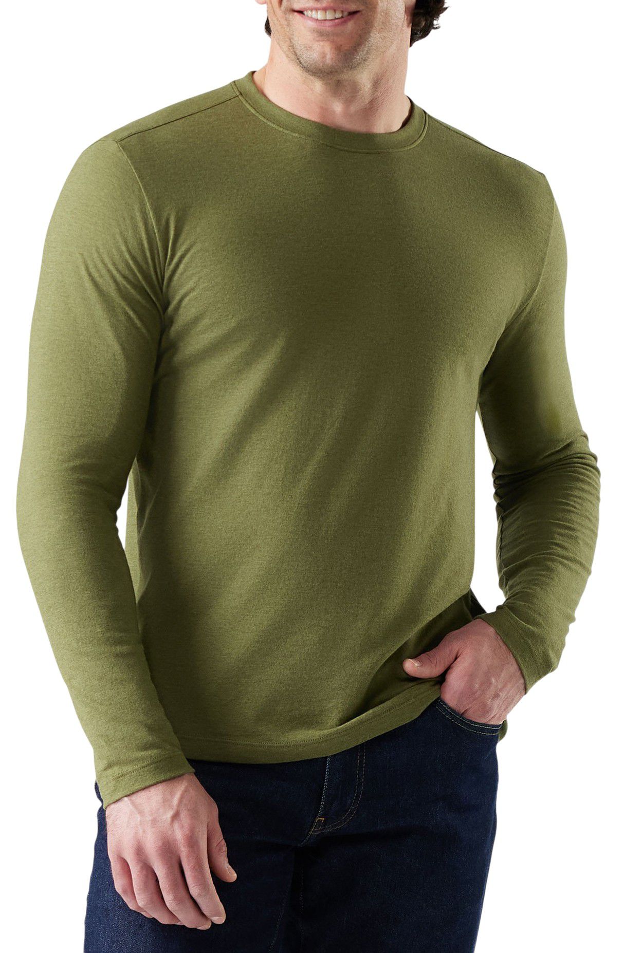 SmartWool Men's Perfect Crew Long Sleeve T-Shirt