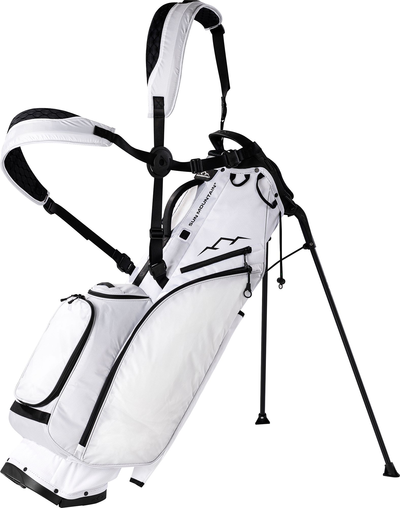 Sun Mountain 2025 Eclipse E-2.5 4-Way Stand Bag, Men's, White/Black