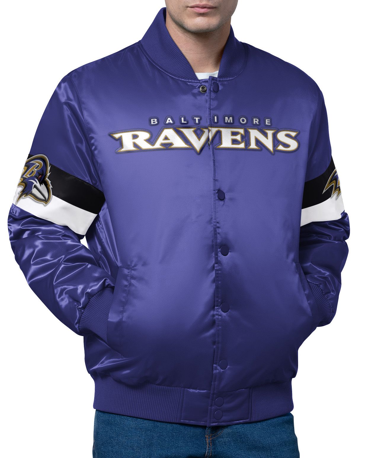 Starter Men's Baltimore Ravens Triple Option Jacket