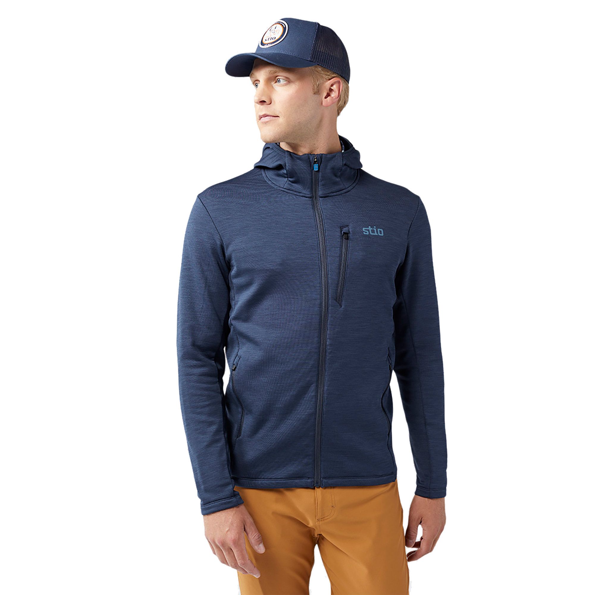 Stio Men's Glide Power Stretch Full-Zip Hoodie