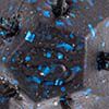 Black Blue Flake