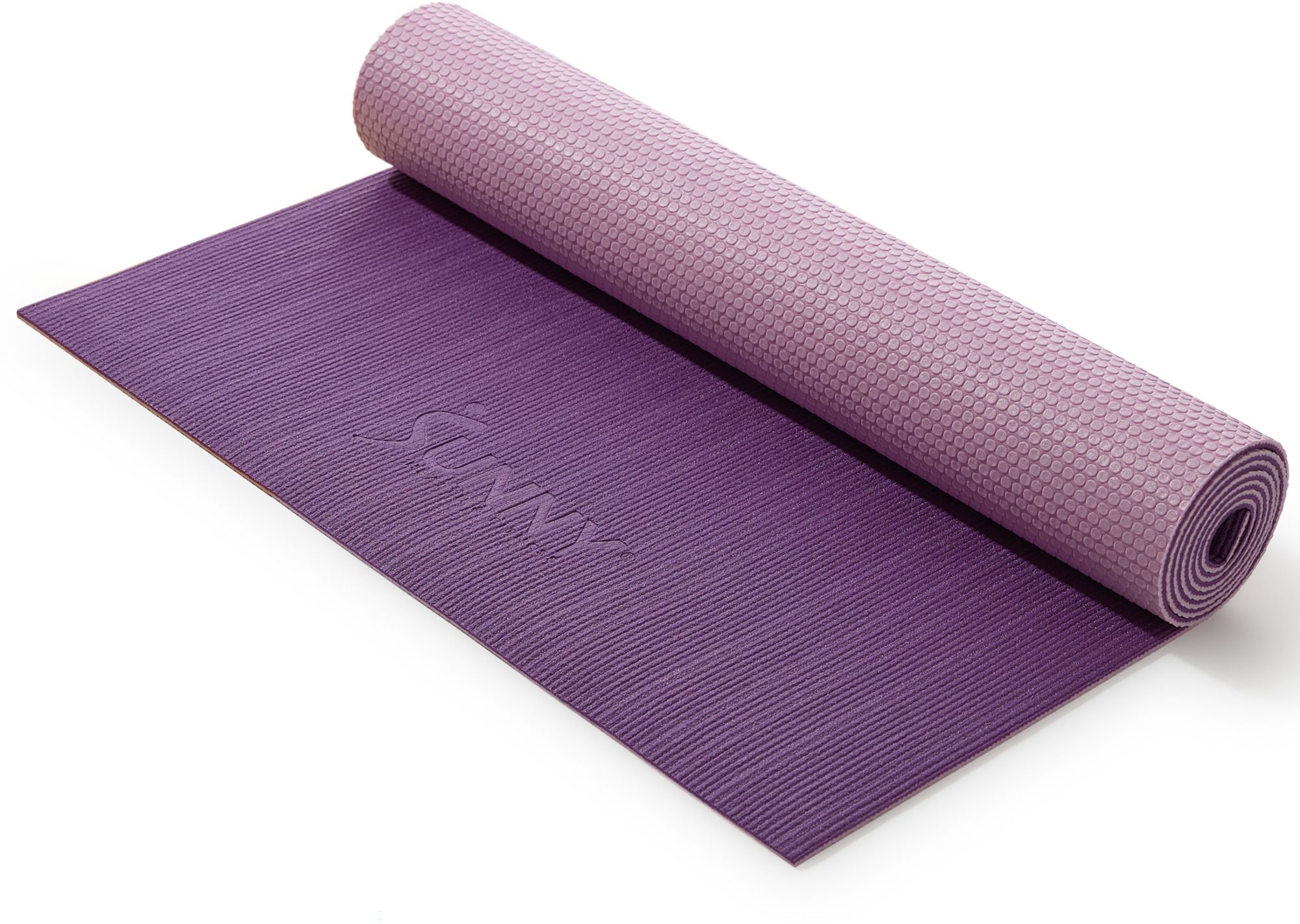 Sunny Health &amp; Fitness Anti-Slip Dual Color Yoga Mat