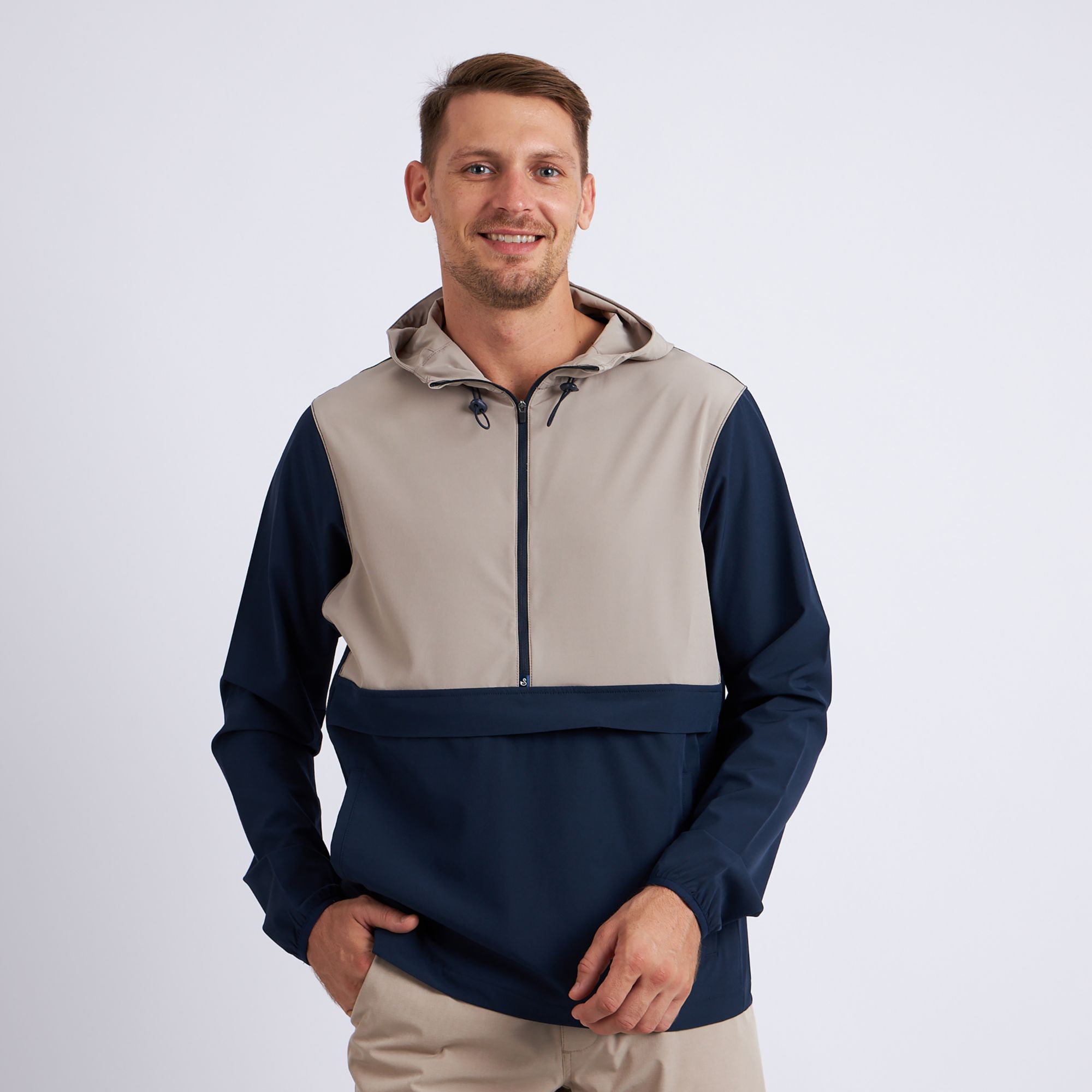 Swannies Men's Rowan ¼ Zip Anorak Golf Jacket
