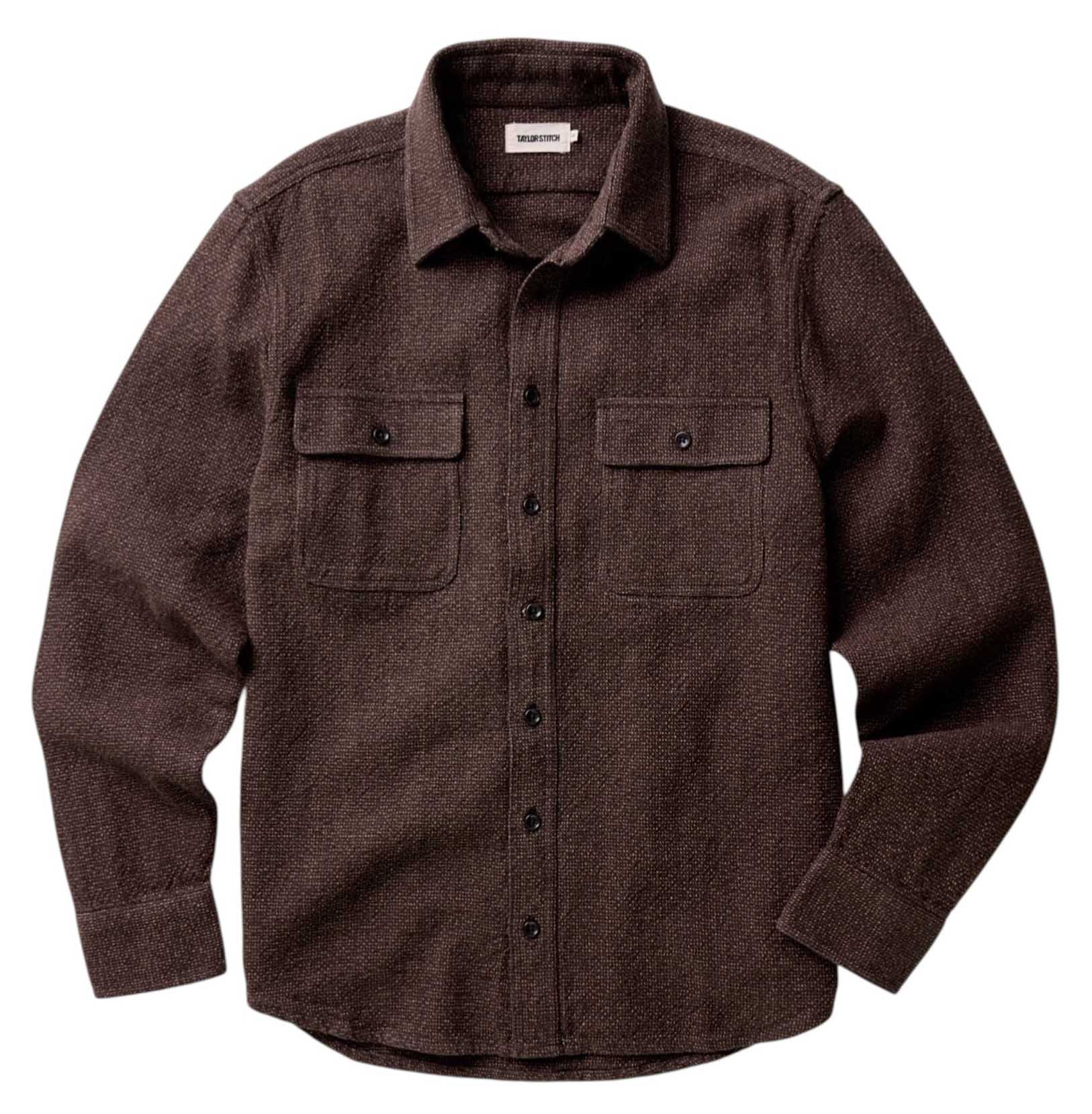 Black Coffee Linen Tweed