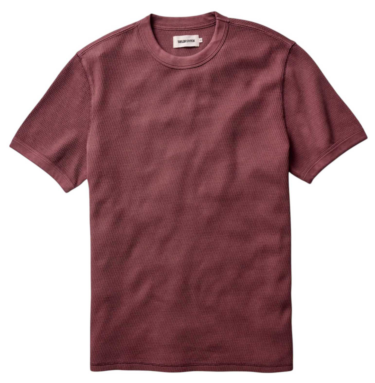 Burgundy Waffle