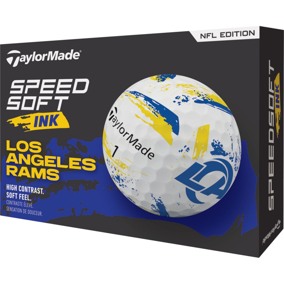 TaylorMade 2025 SpeedSoft Ink Kansas City Chiefs Golf Balls