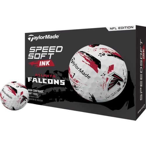 TaylorMade 2025 SpeedSoft Ink Atlanta Falcons Golf Balls | Golf Galaxy