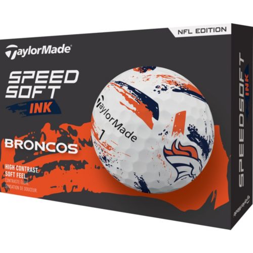 TaylorMade 2025 SpeedSoft Ink Miami Dolphins Golf Balls