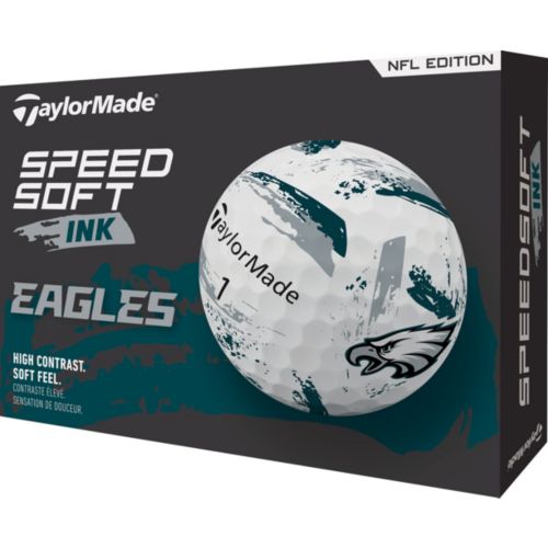 TaylorMade 2025 SpeedSoft Ink Kansas City Chiefs Golf Balls