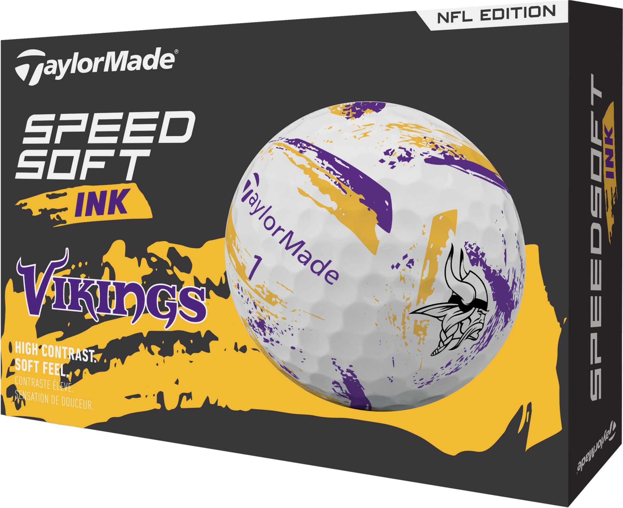 イコラブ 円盤 Timeless Tales TypeA TaylorMade 2025 SpeedSoft Ink Minnesota Vikings Golf Balls | Golf