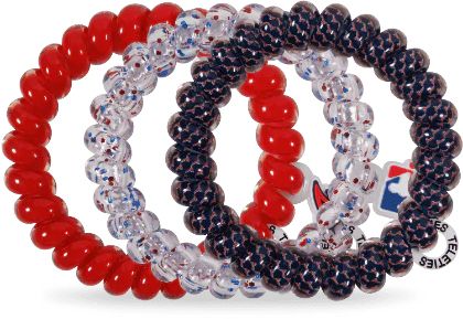 Teleties Atlanta Braves Small Hair Ties