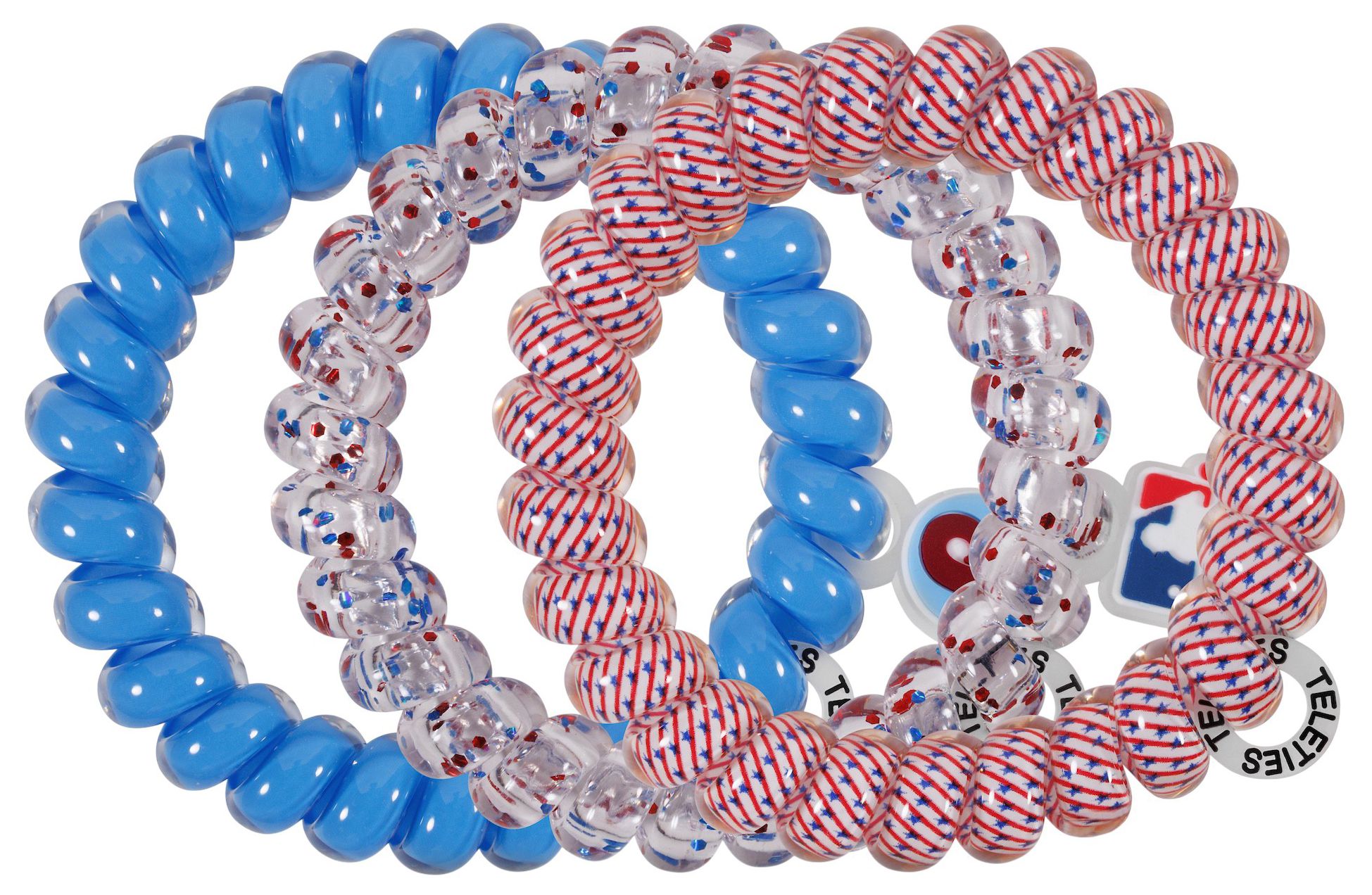 Teleties Philadelphia Phillies Large Hair Ties