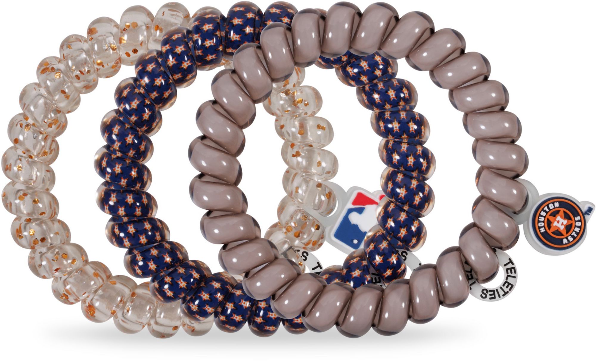 Teleties Houston Astros Large Hair Ties