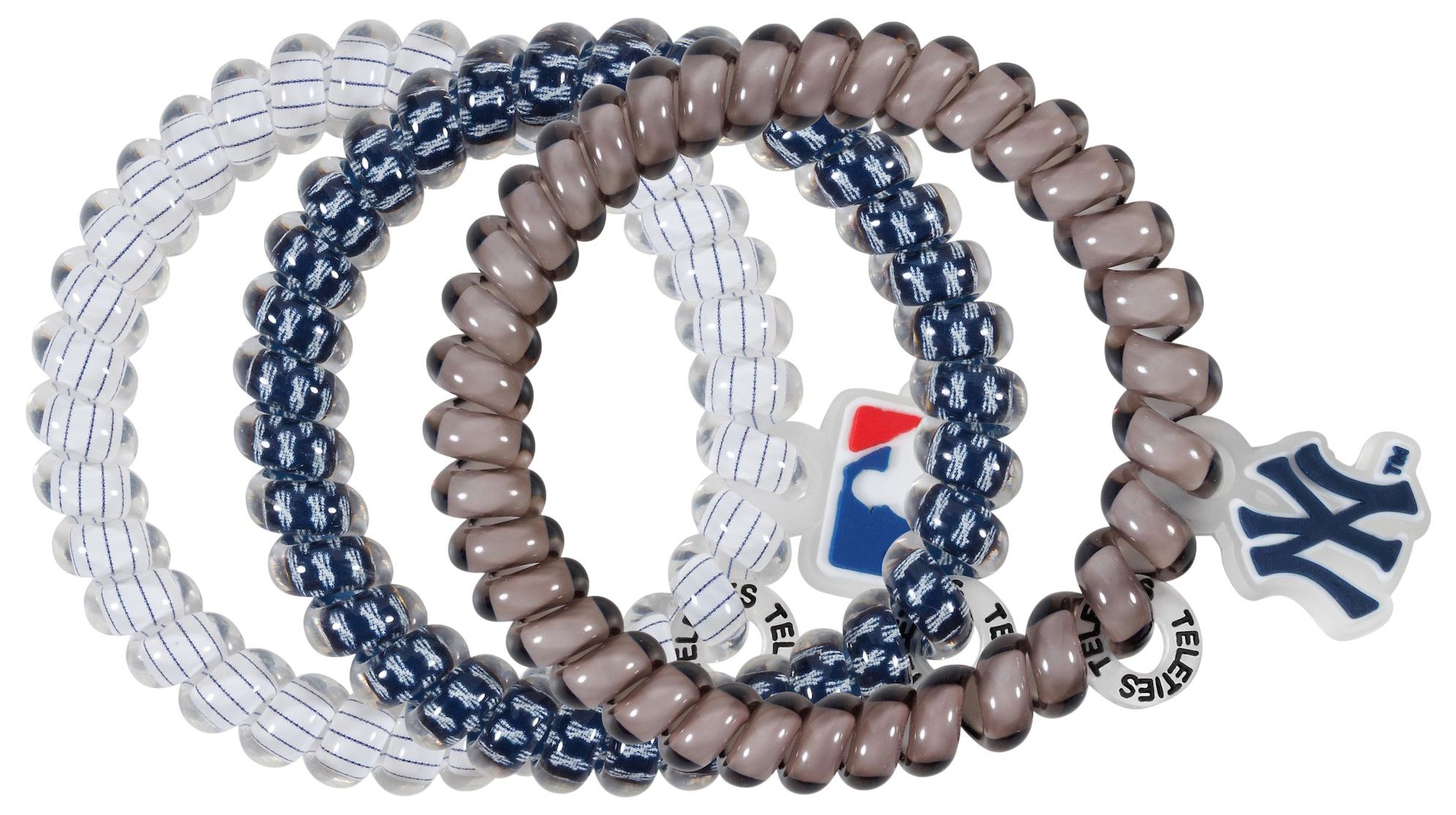 Teleties New York Yankees Small Hair Ties