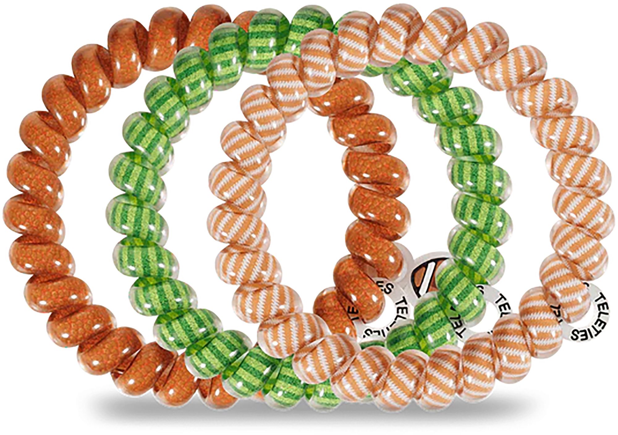 Teleties Football Small Hair Ties- 3 Pack