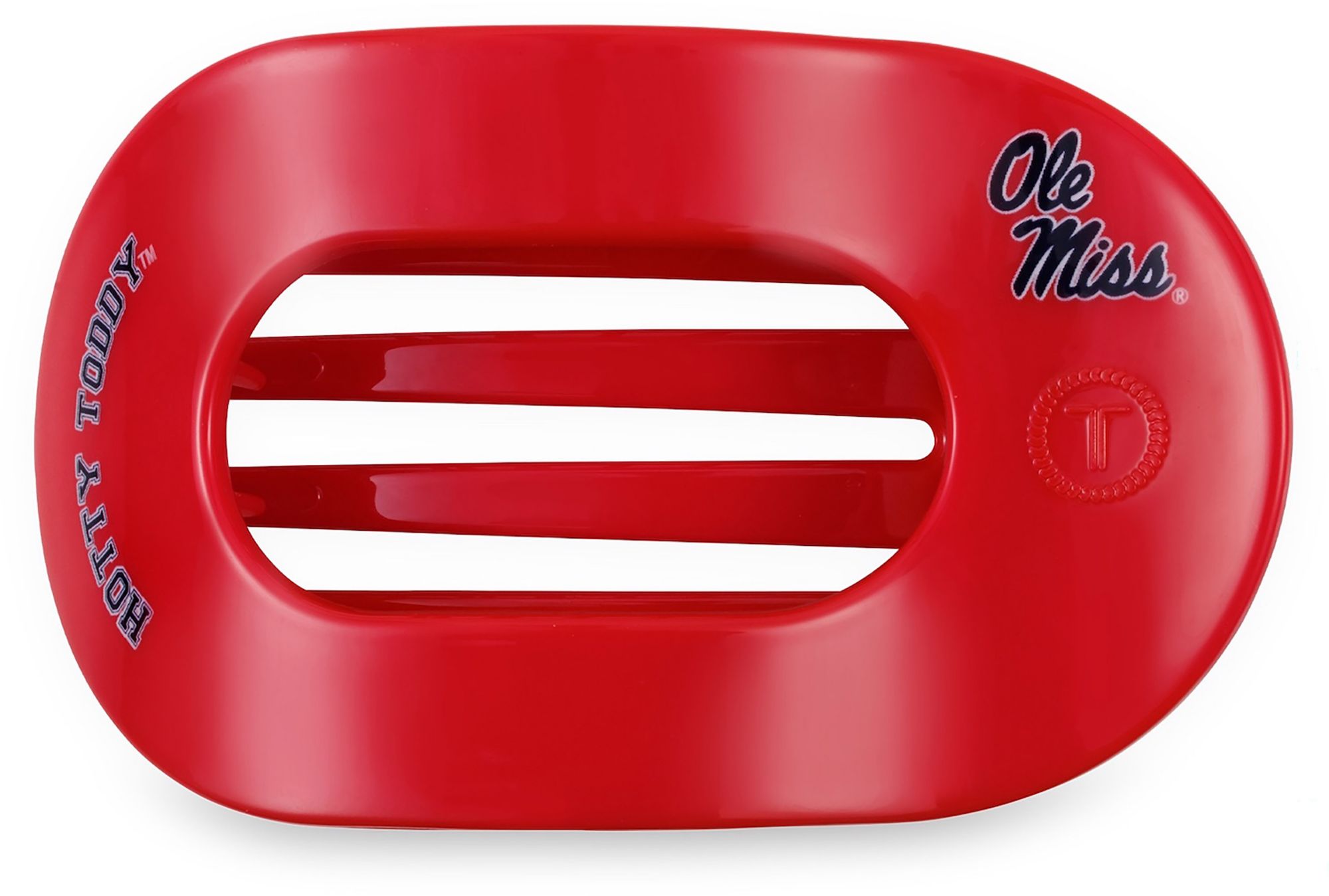 Teleties Women's Mississippi College Choctaws Red Medium Flat Clip