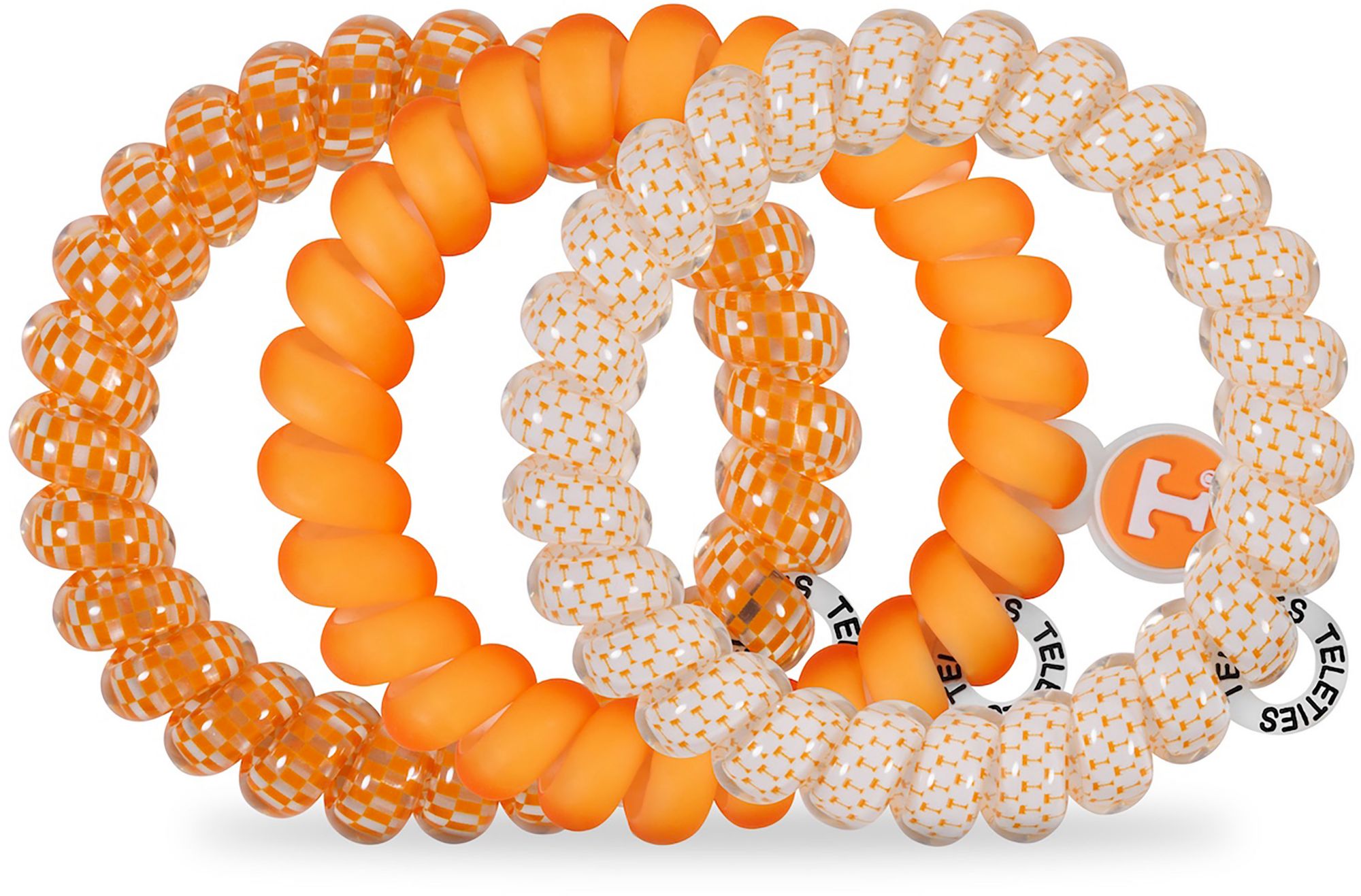 Teleties Women's Tennessee Volunteers Orange Large Hair Ties