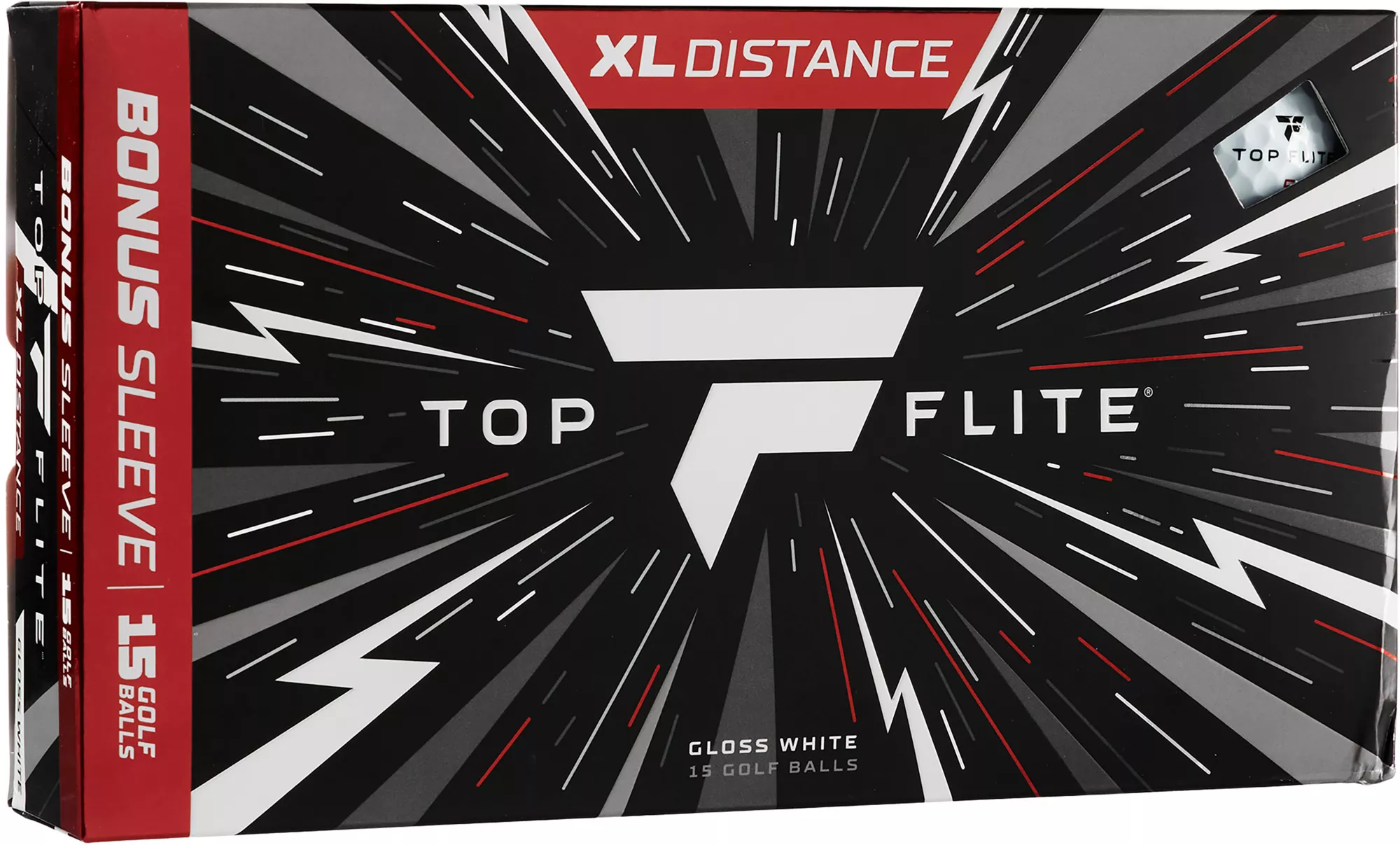 Top Flite XL Distance Golf Balls - 15 Pack