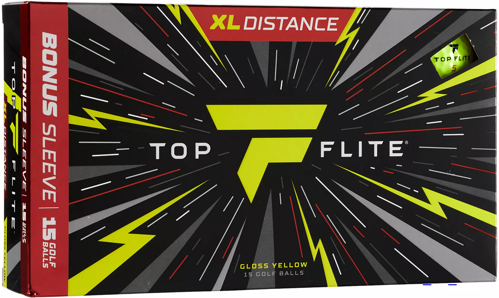 Top Flite XL Distance Golf Balls - 15 Pack