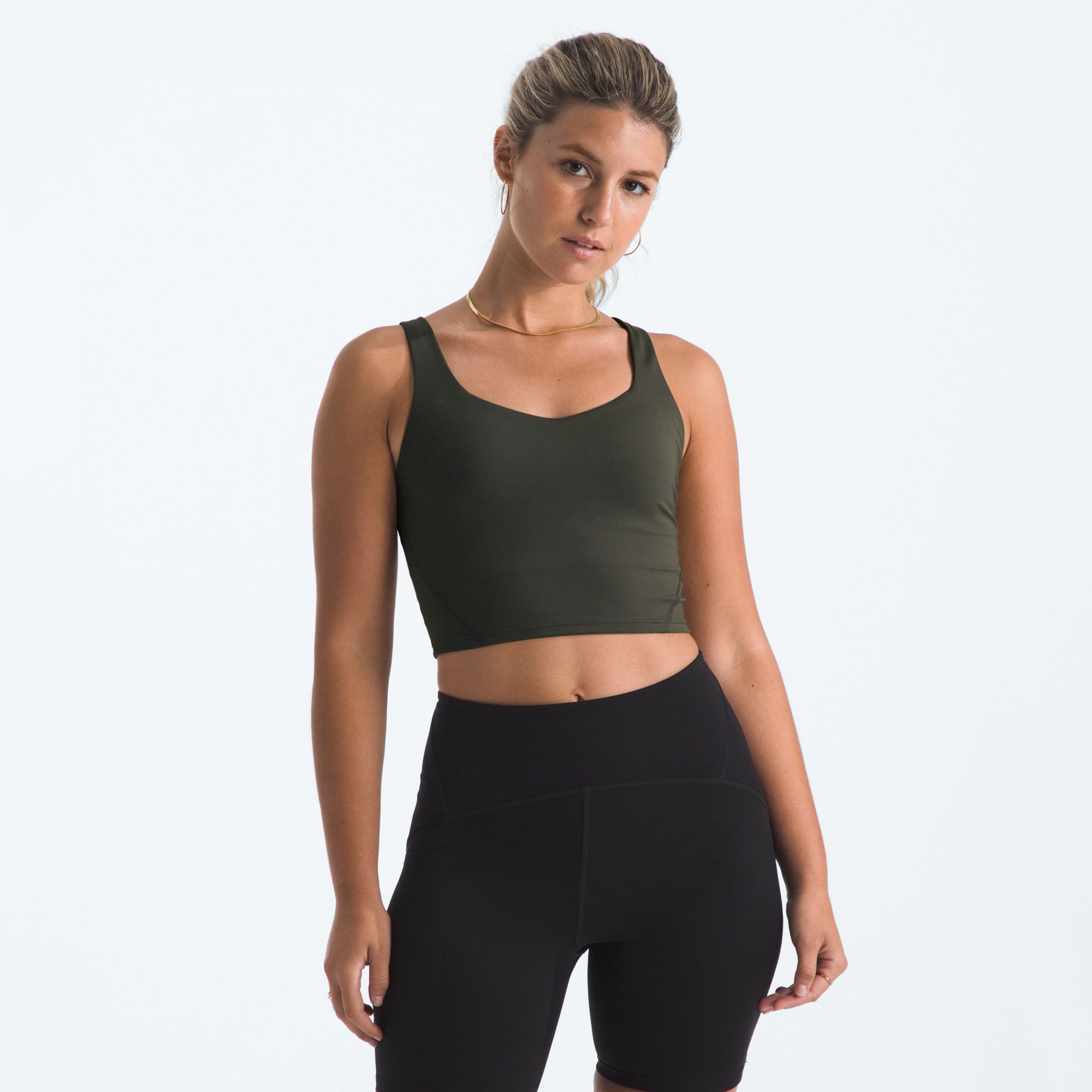 The North Face Women's Jaida Long Line Bra - Green