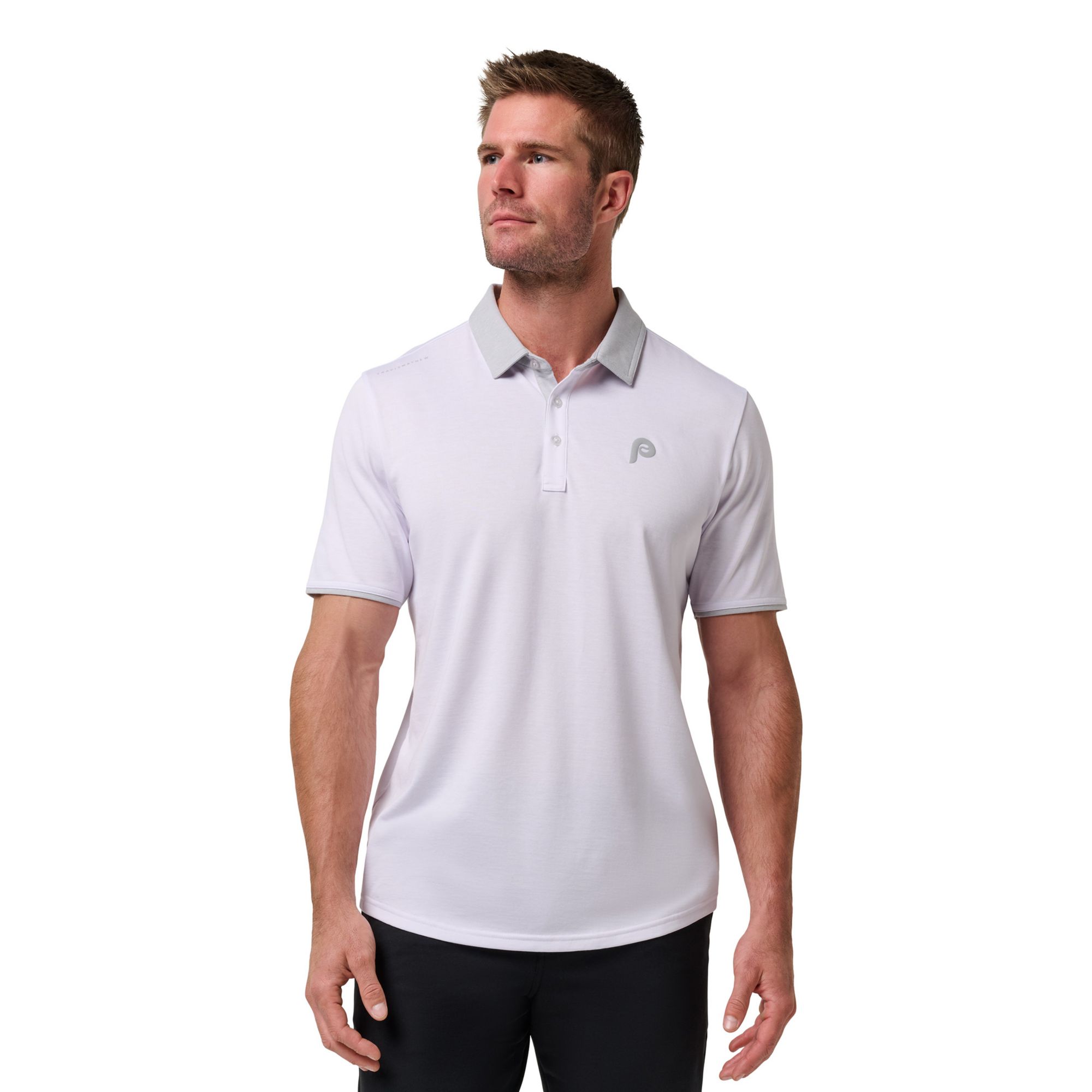 TravisMathew Men's Philadelphia Phillies White Vibes Polo
