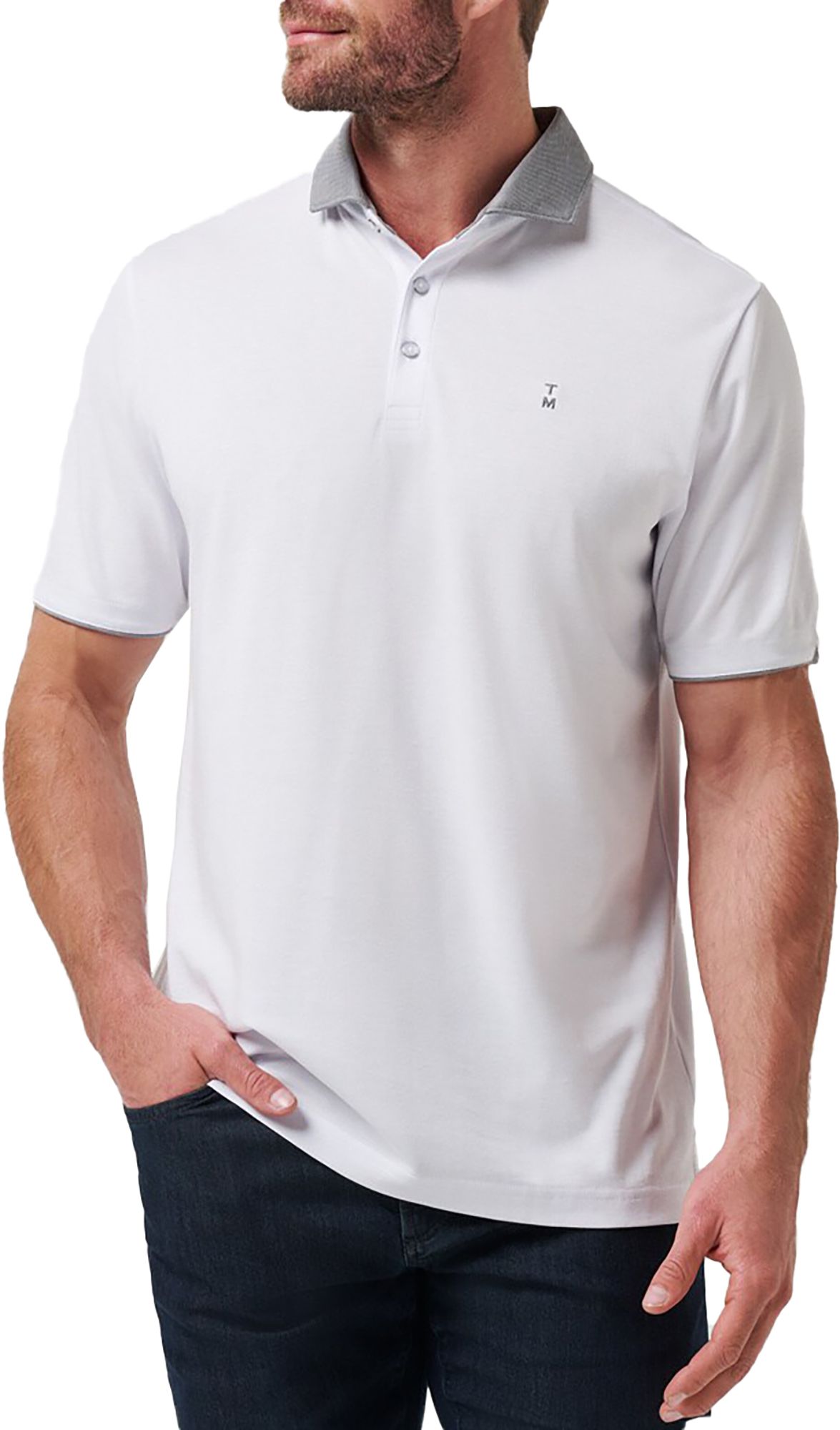 TravisMathew Men's Reservation Number Golf Polo