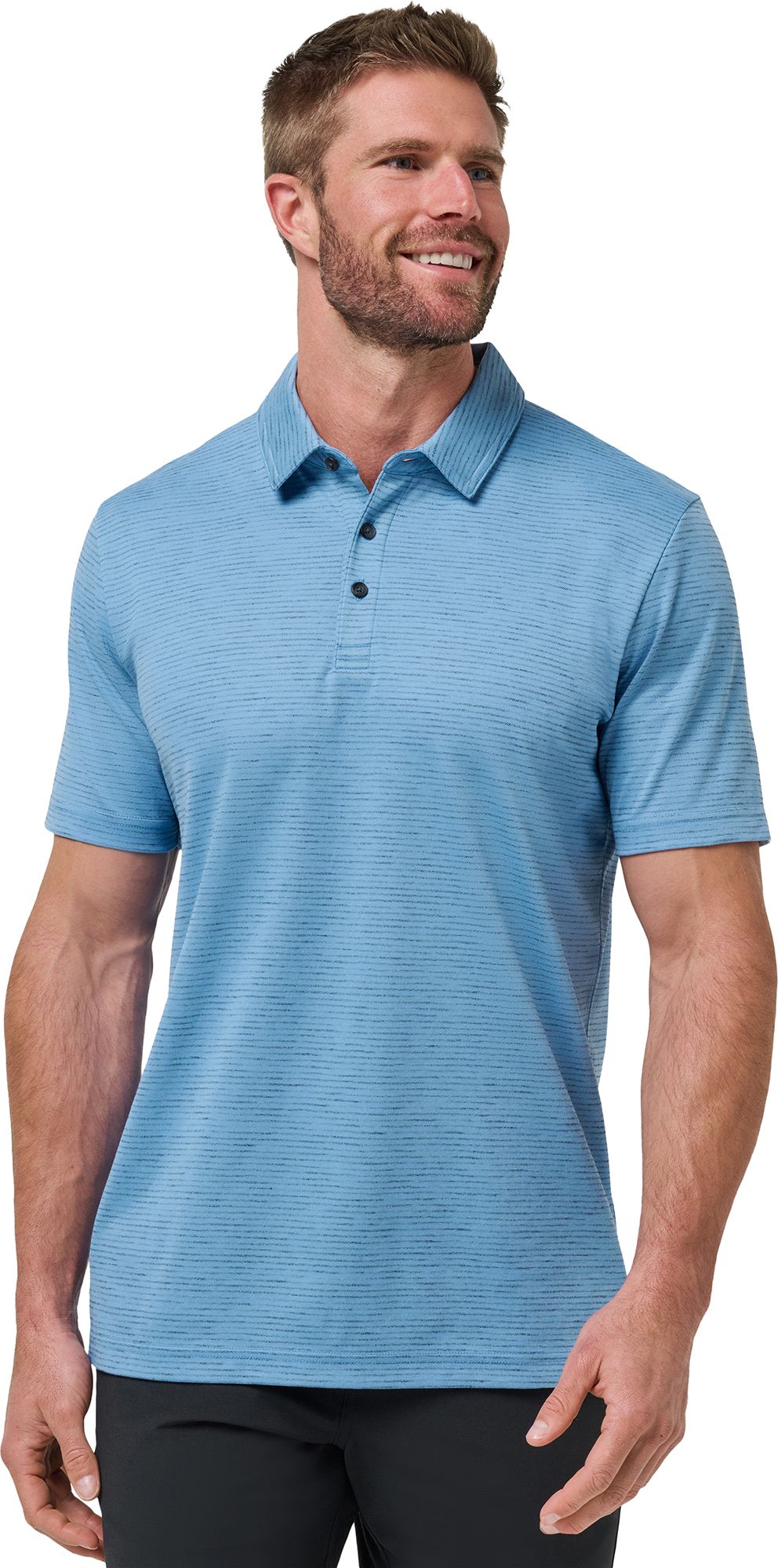 TravisMathew Men's Base Jump Golf Polo