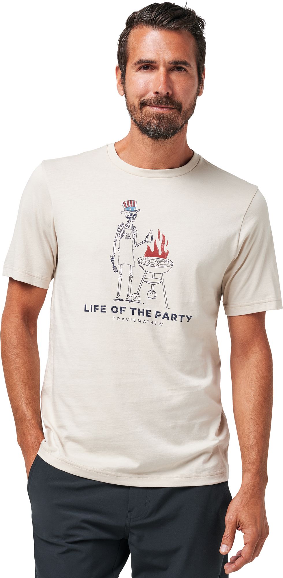 TravisMathew Men's Grill and Thrill Golf T-Shirt