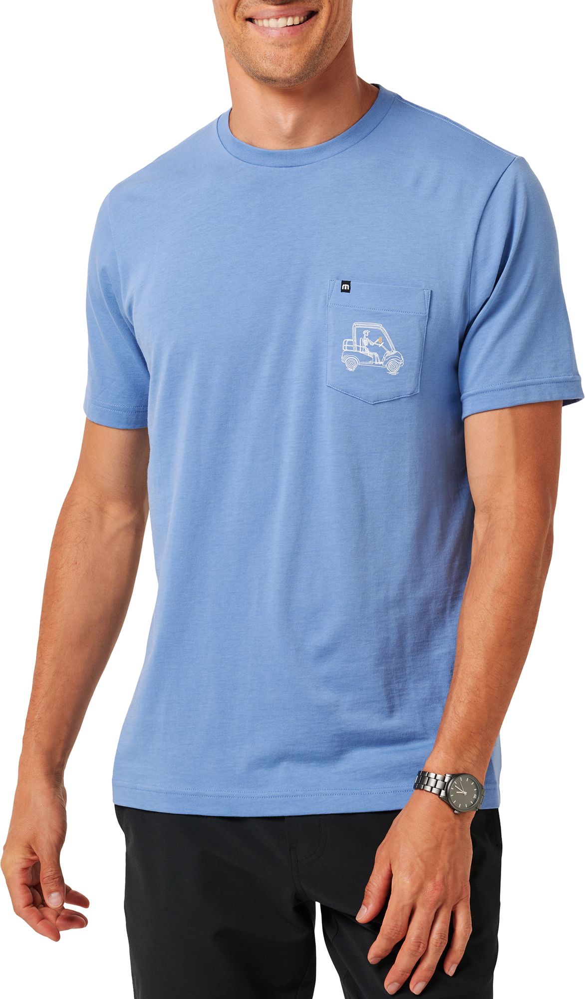 TravisMathew Men's Lost Mapes Golf Pocket T-Shirt
