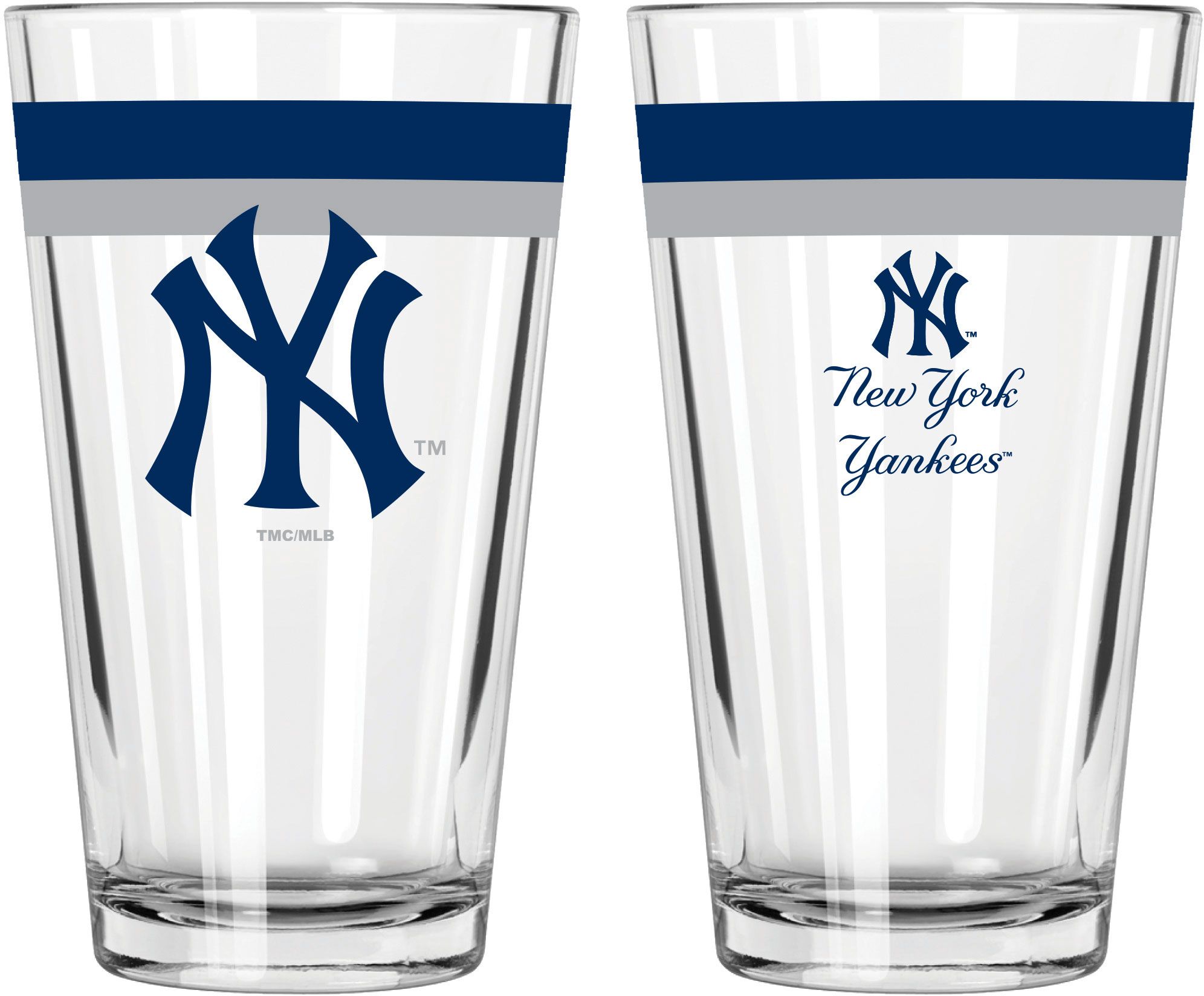 The Memory Company New York Yankees Banded Pint Glass