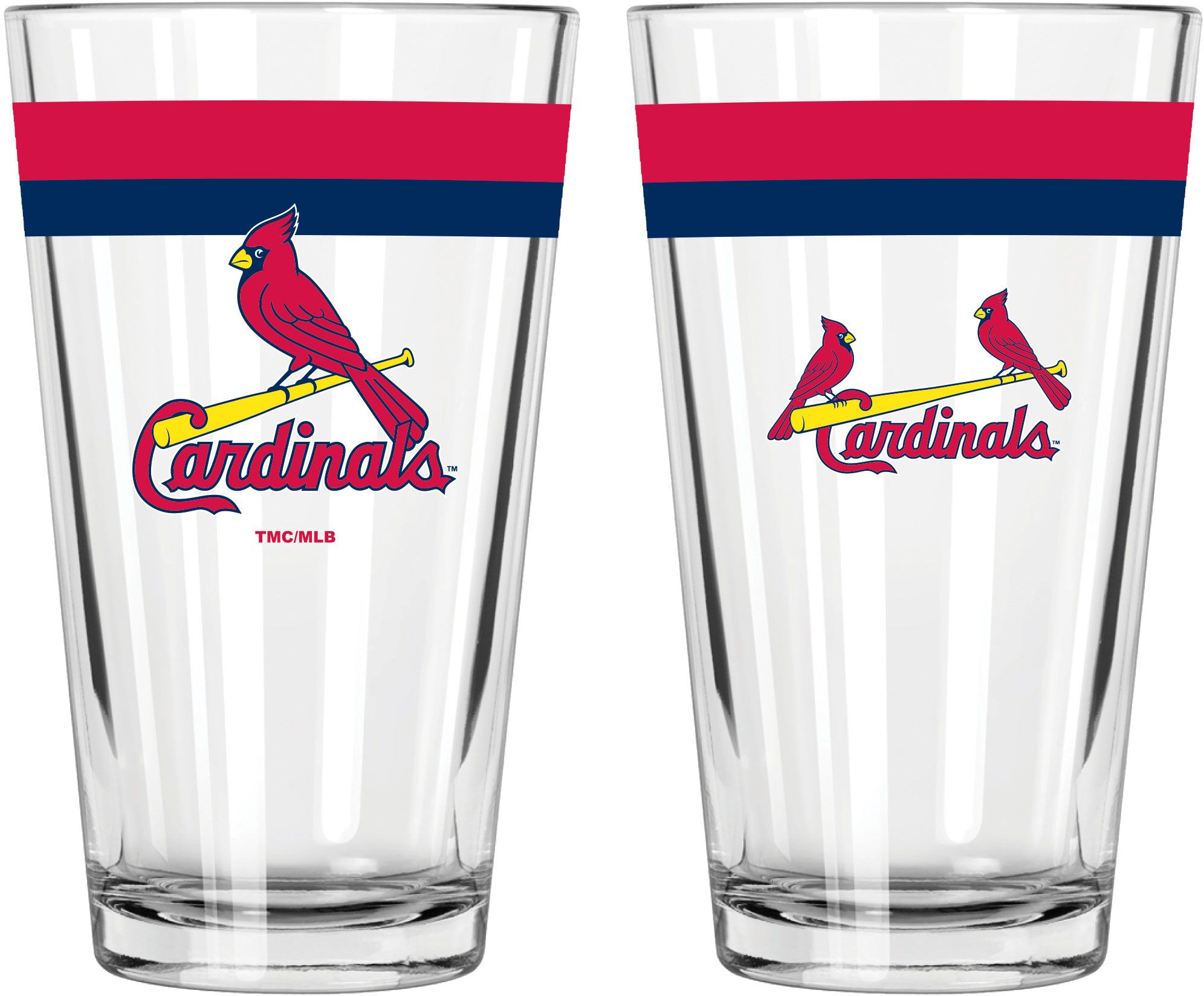 The Memory Company St. Louis Cardinals Banded Pint Glass