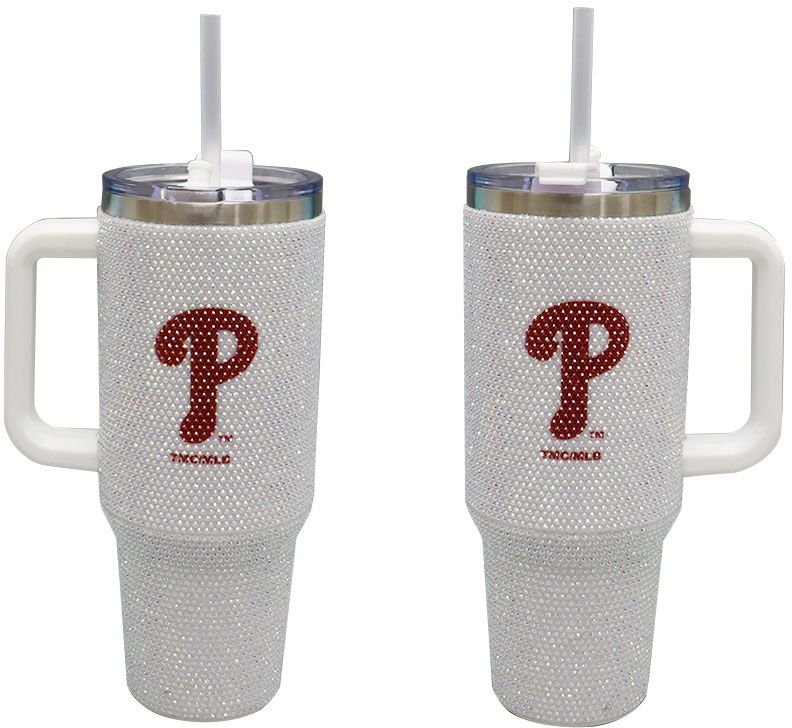 The Memory Company Philadelphia Phillies 40 oz. Bling Tumbler - No Color