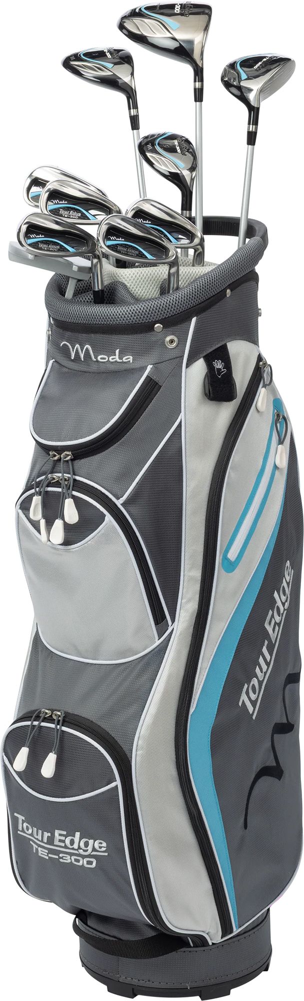 Grey/Silver/Aqua Blue