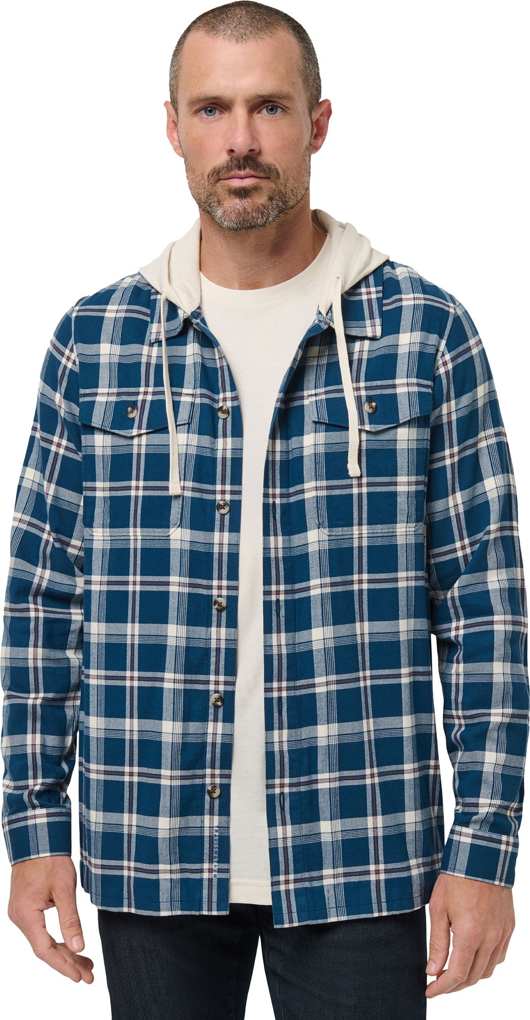 TravisMathew Men's Cloud Flannel Hooded Golf Jacket