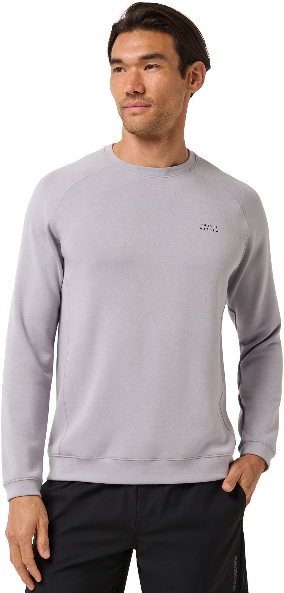 TravisMathew Men's Fibercloud Crewneck Golf Sweatshirt