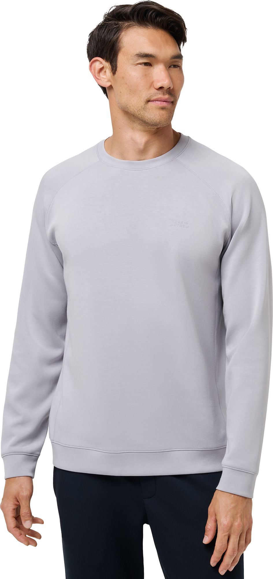 TravisMathew Men's Fibercloud Crewneck Golf Sweatshirt