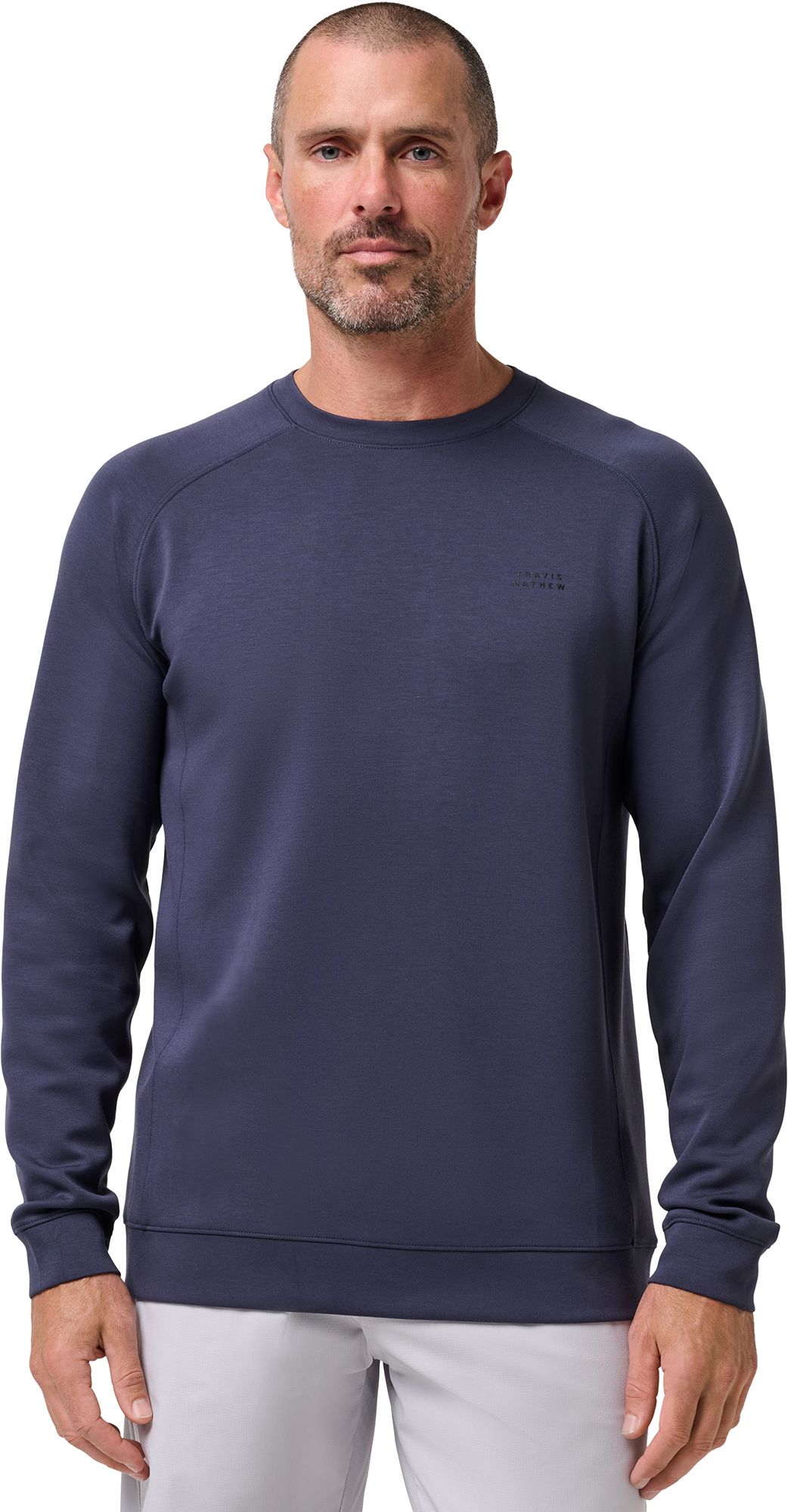 TravisMathew Men's Fibercloud Crewneck Golf Sweatshirt