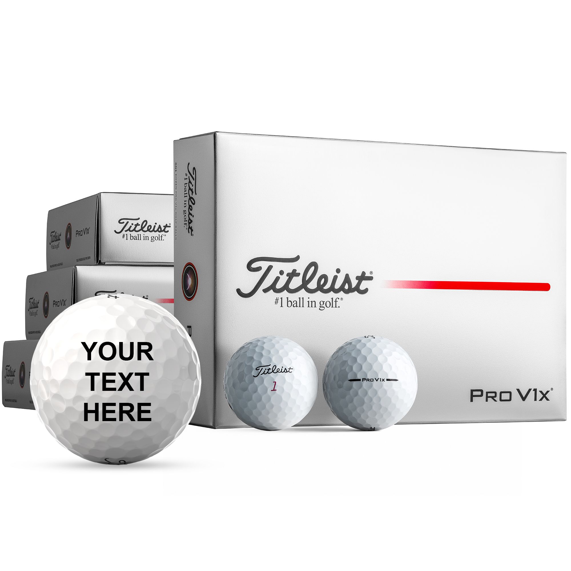 Titleist 2025 Pro V1x Personalized Golf Balls - 4 Dozen Loyalty Rewarded