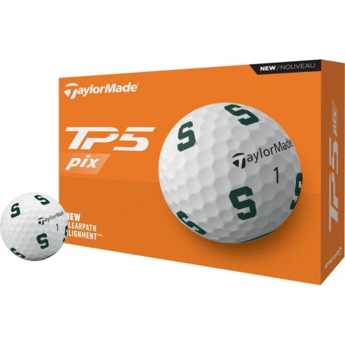 TaylorMade 2024 TP5 pix 3.0 Michigan State Golf Balls | Golf Galaxy