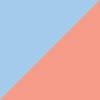 Light Blue/Coral