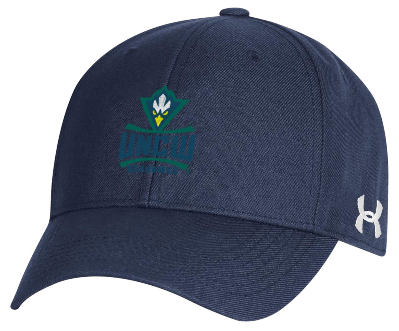 Under Armour Adult UNC-Wilmington  Seahawks Navy Structured OTS Adjustable Hat