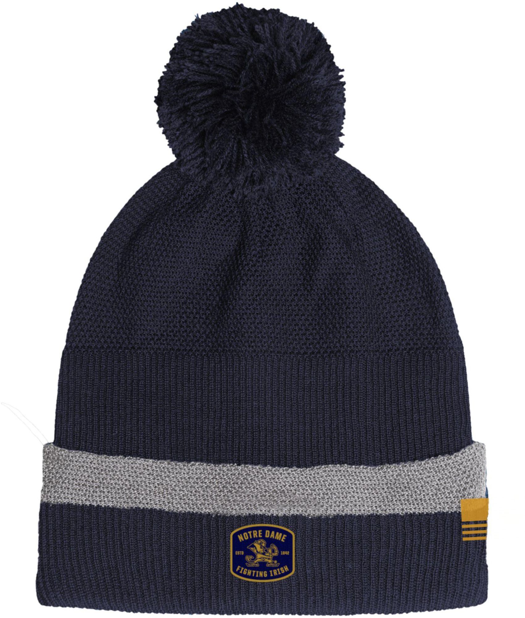 Under Armour Adult Notre Dame Fighting Irish Grey Freedom Knit Beanie